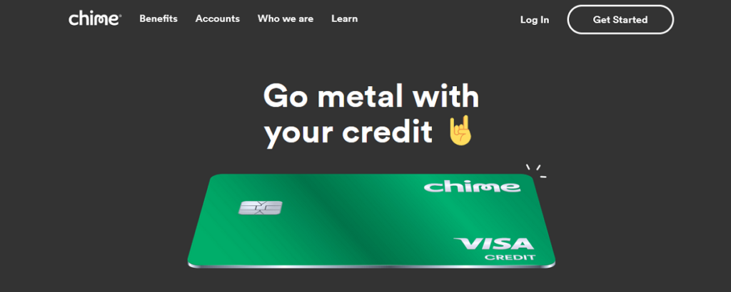 chime metal card