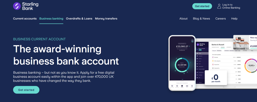 starling bank business