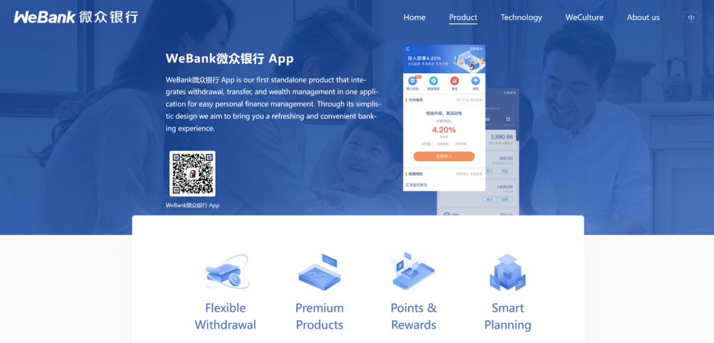 webank digital banking app