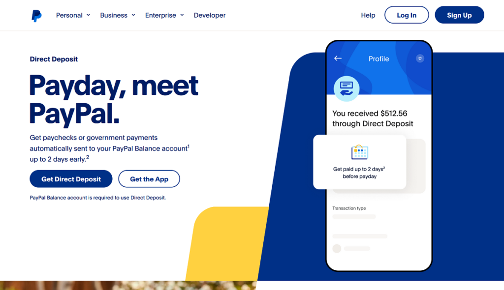 get paid early paypal