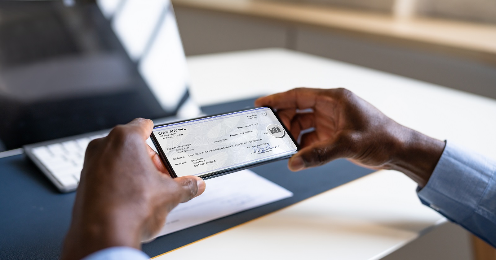 making mobile check deposit