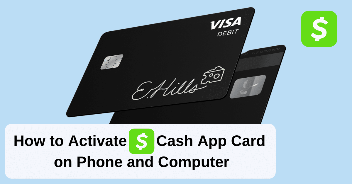 how to activate cash app card on phone and computer