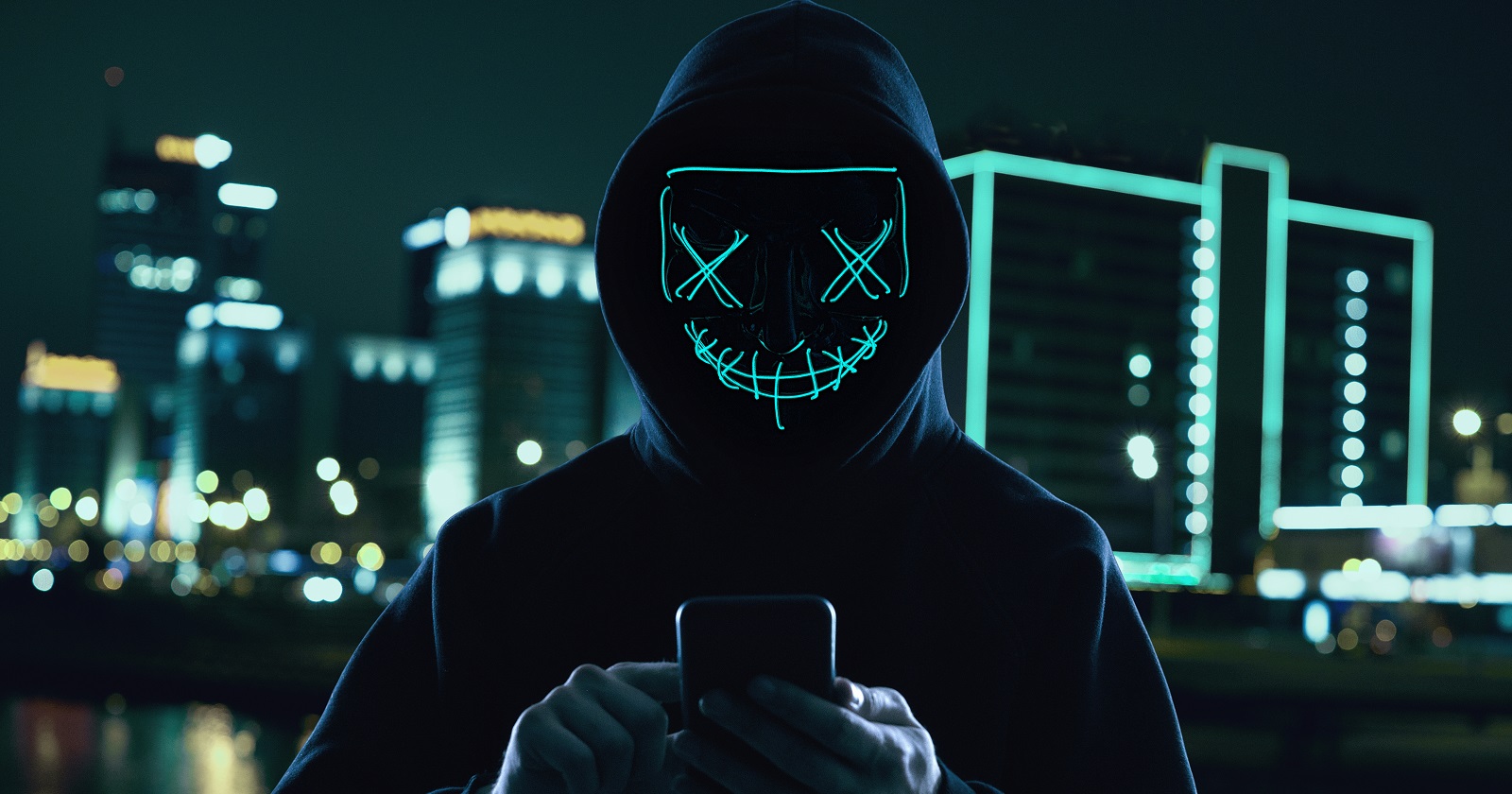 scammer at night