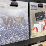 stand with visa gift cards
