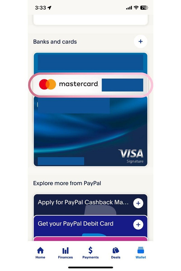 finding mastercard gift card in wallet