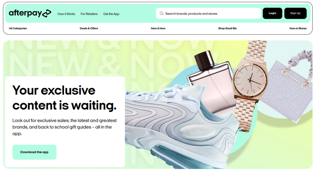 afterpay buy now pay later