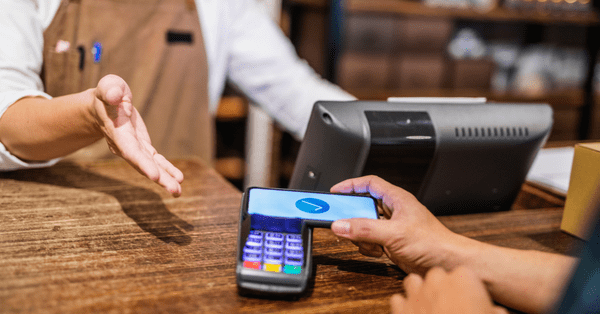 transaction at the retailer