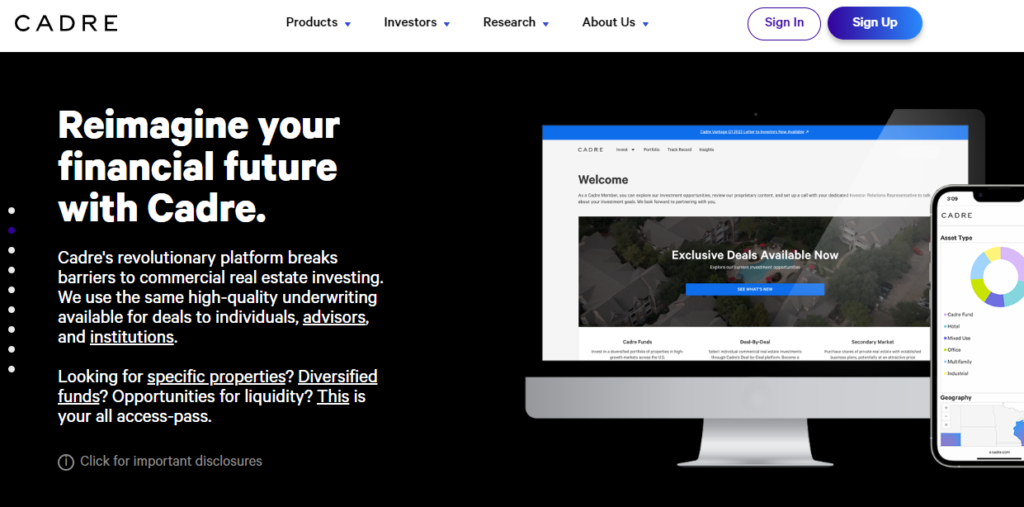 cadre proptech company