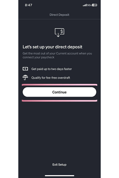 continue and find employer