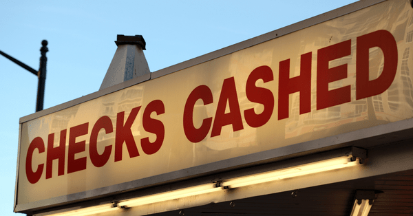 retail stores checks cashed