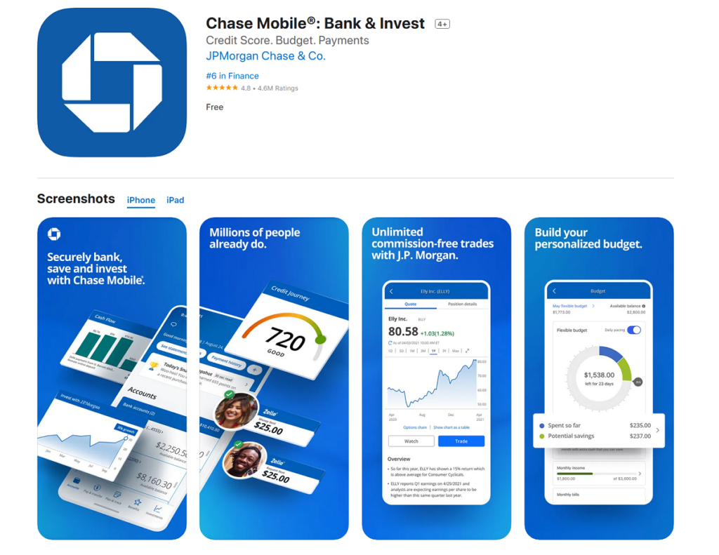 chase mobile banking