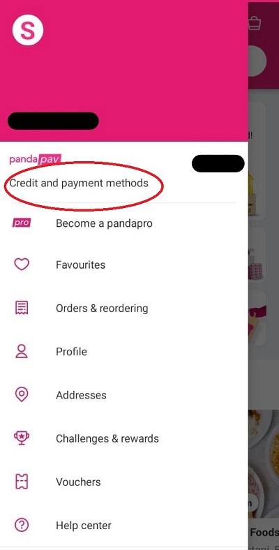 foodpanda order step 7