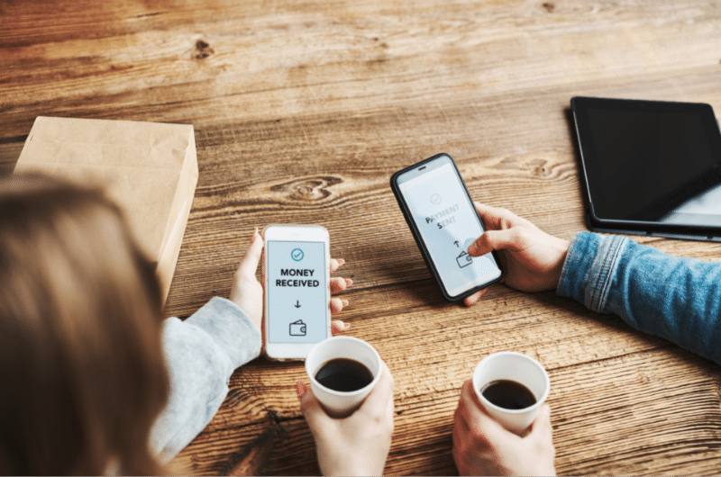 making mobile transfer with an app