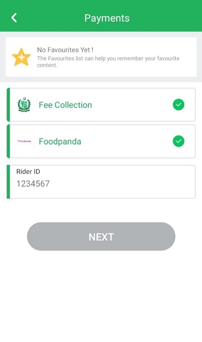 pandafood raider collection payment step 4
