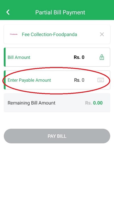 pandafood raider collection payment step 6