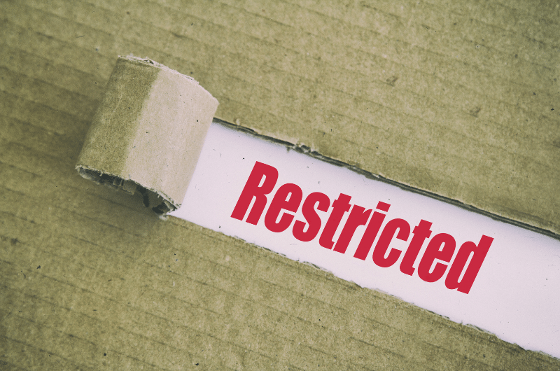 restricted