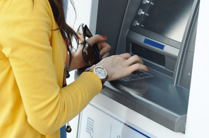activating bank card atm