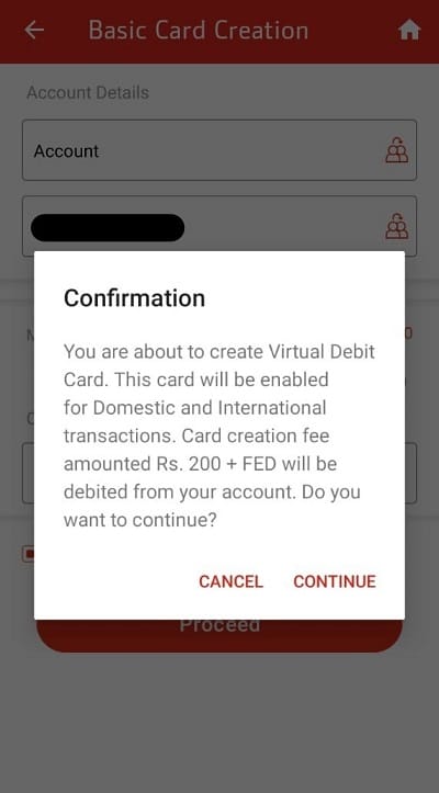 alfa virtual card confirmation