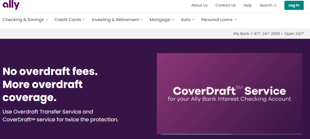 ally overdraft coverage