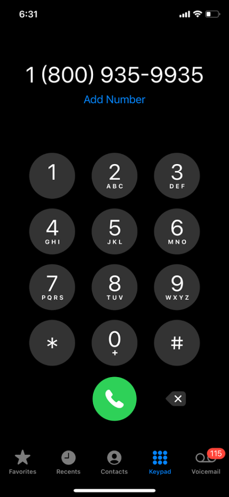 calling chase mobile hotline