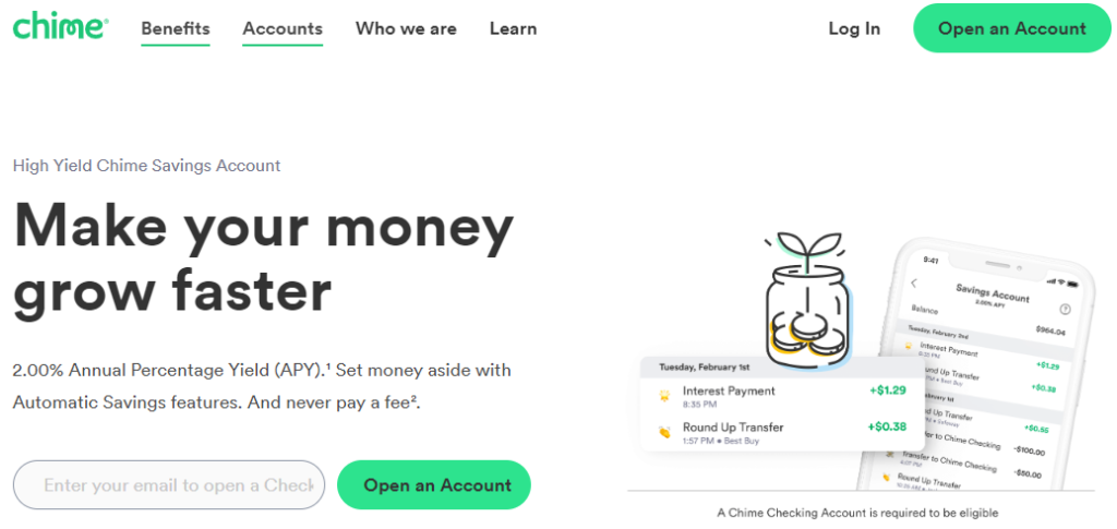 chime accounts