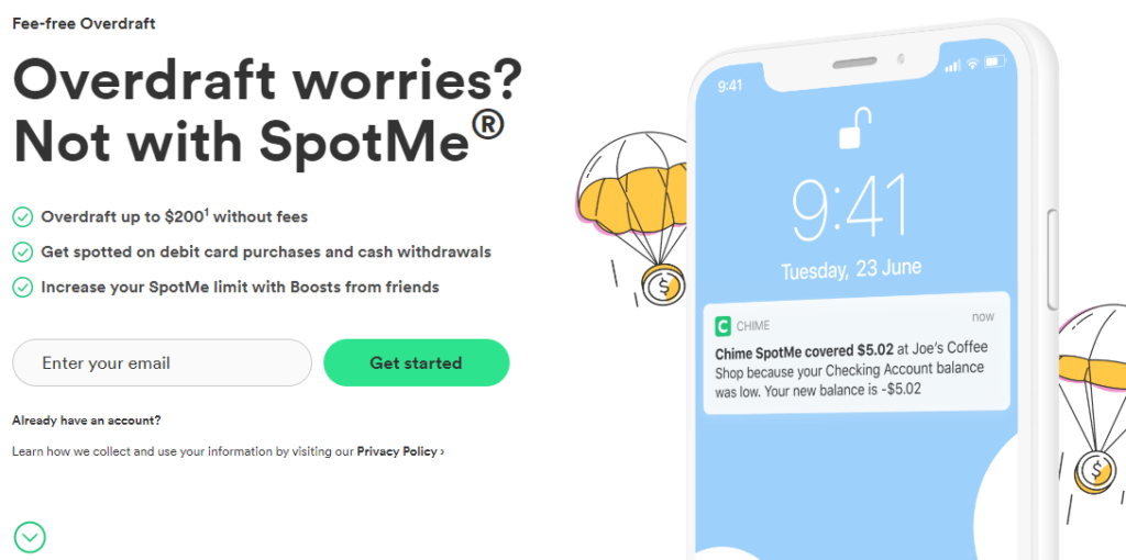 chime overdraft