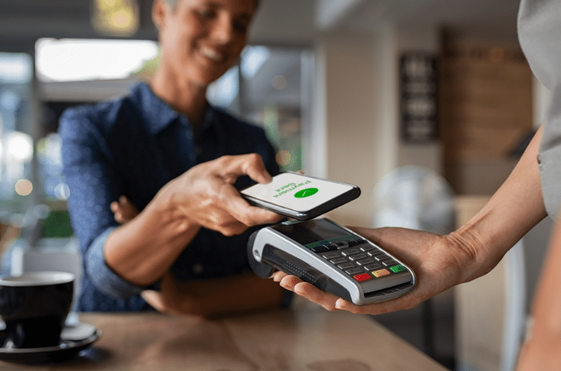 coffee shop contactless payment