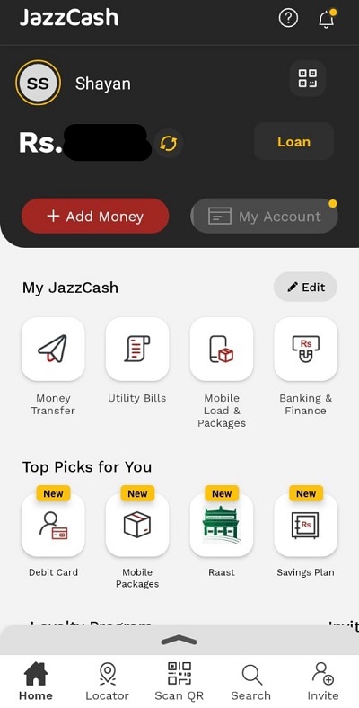 jazzcash app