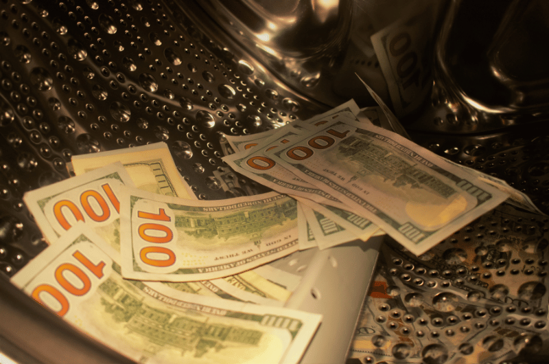 money laundering illustration