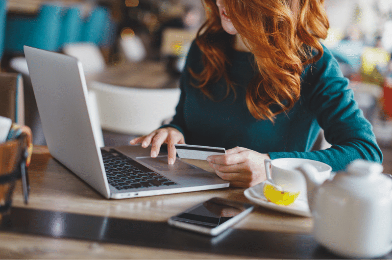 paying with a bank card online