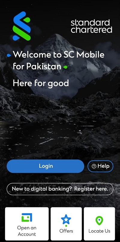 standard chartered digital banking app