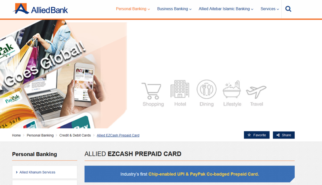 allied ezcash prepaid card