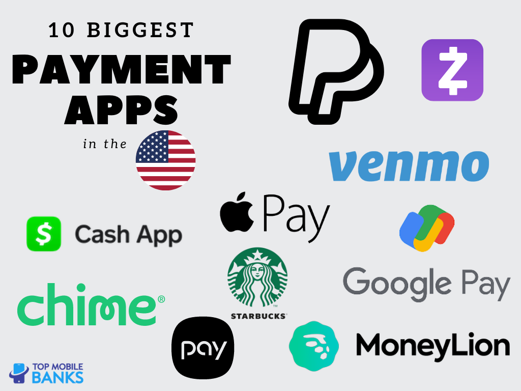 biggest payment apps infographic