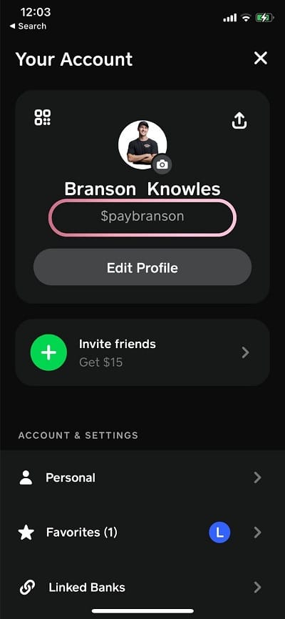 checking cash app cashtag 2