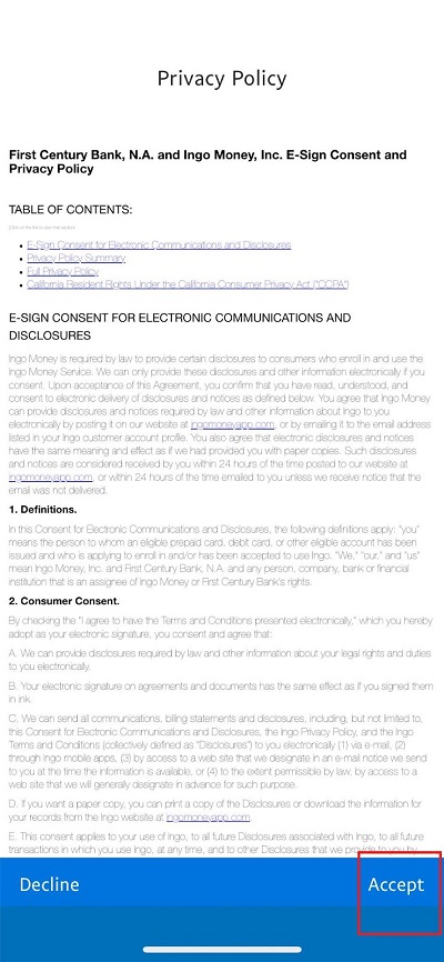 ingo's privacy policy