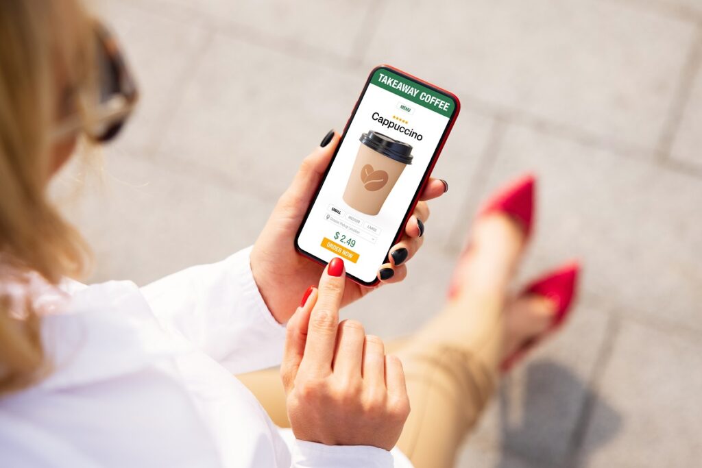 making order starbucks app