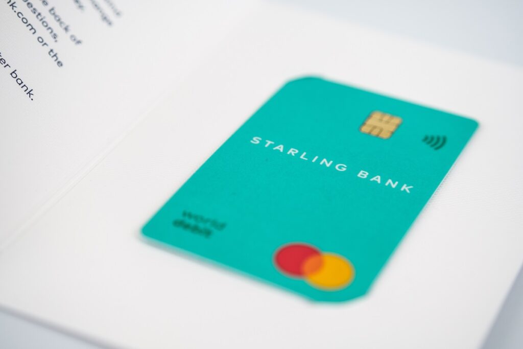 received starling bank card