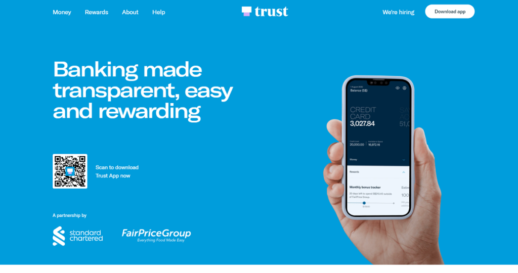 trust digital bank singapore