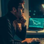 analyzing market at home
