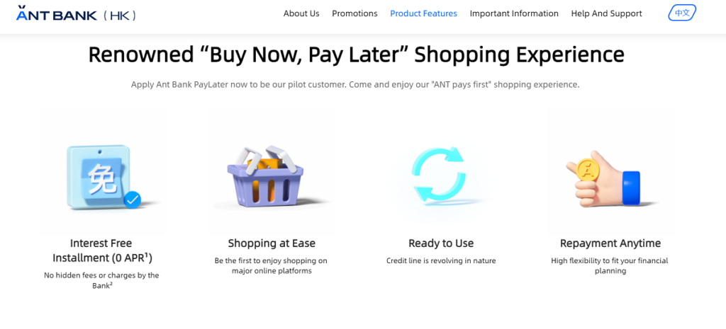ant bank buy now pay later