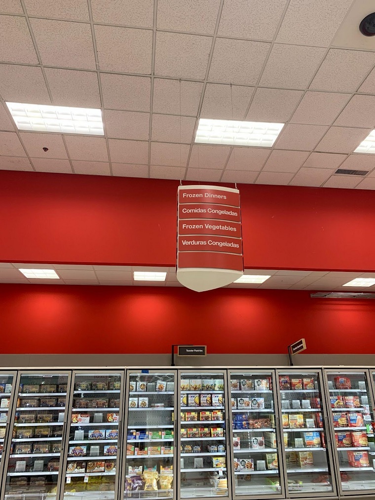 target food section