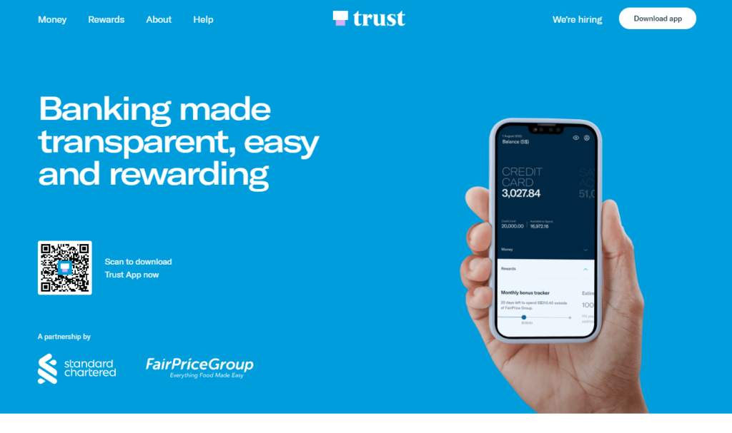 trust banking digital app