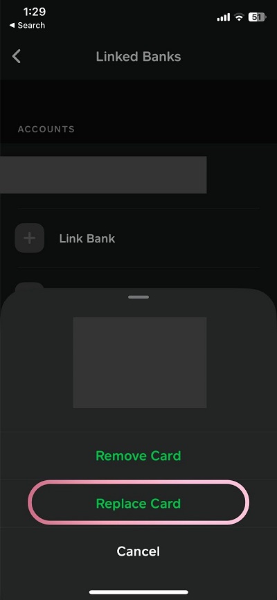 cash app replace card