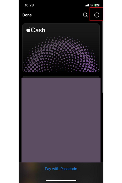 looking for apple cash card details