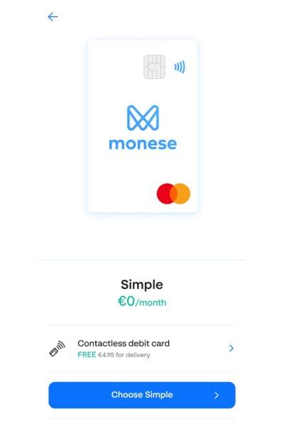 monese simple plan free