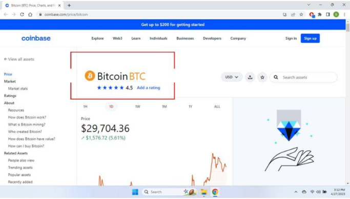 coinbase bitcoin