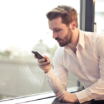 mobile app while in the office