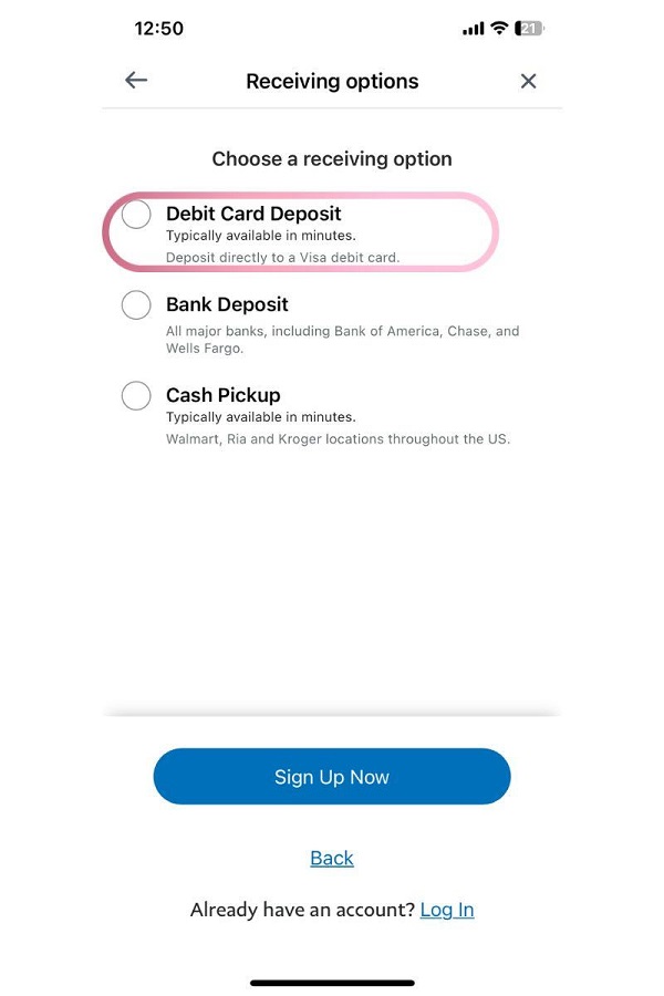 paypal debit card deposit