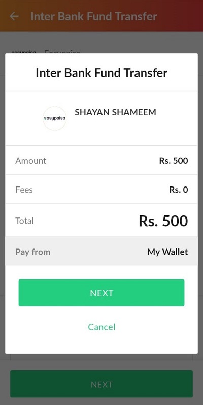 proceeding the transfer