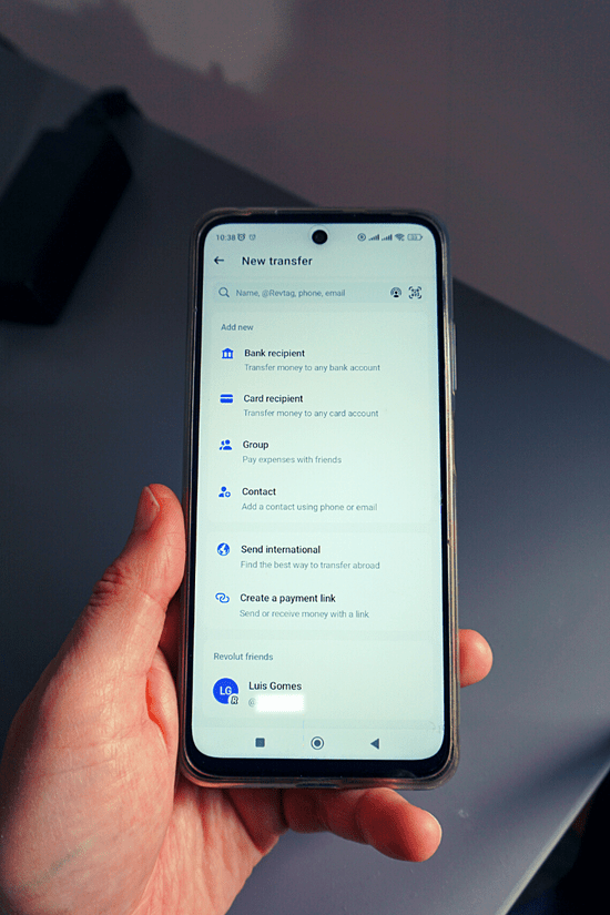 revolut new transfer